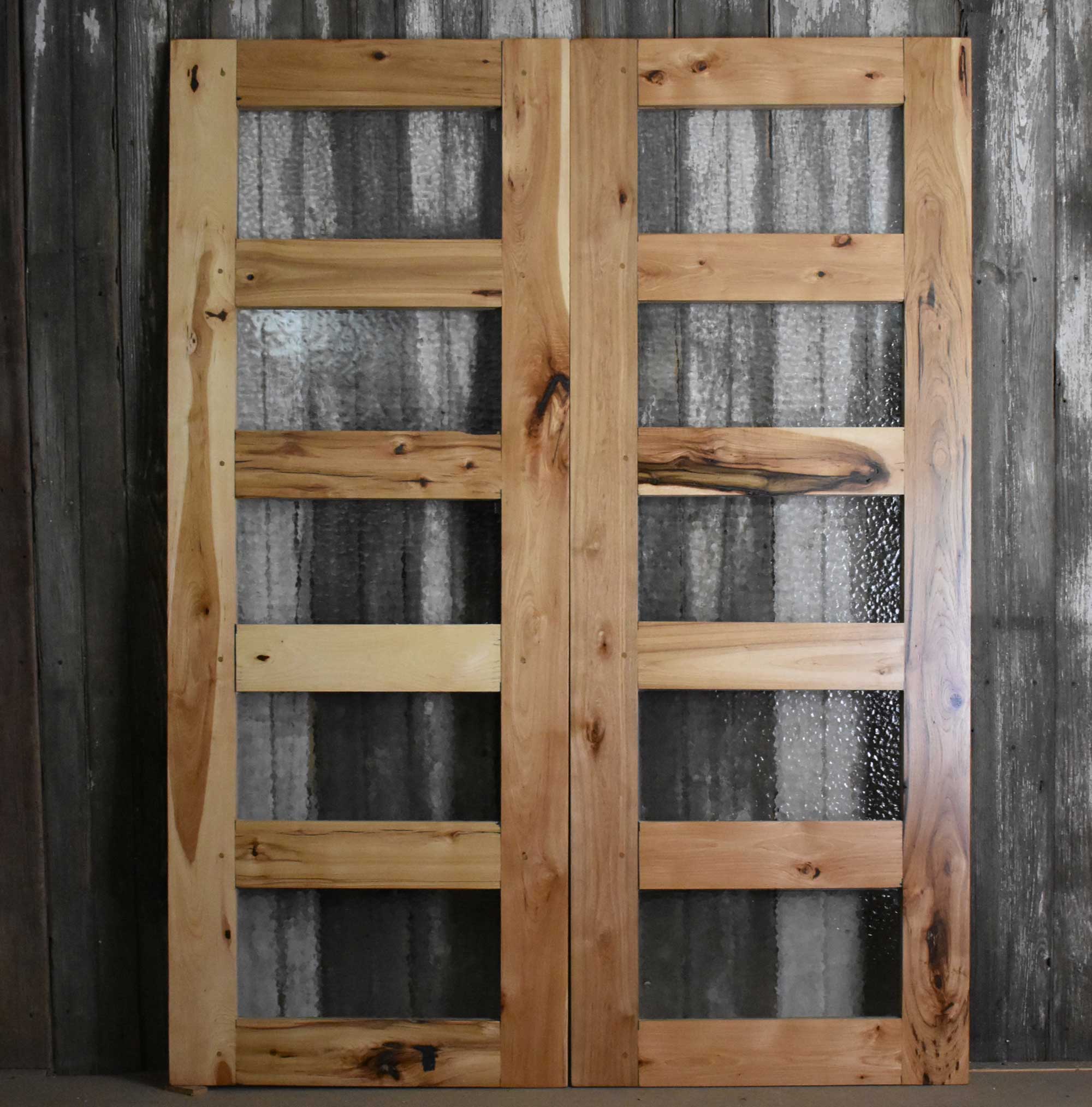 Mission Barn Doors Made of Hickory - Whatman Hardwoods