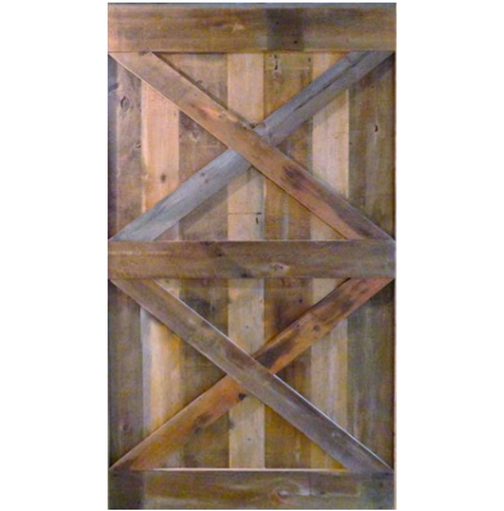 Barn Doors with Double-X Brace Made of Reclaimed Barn Wood - Whatman  Hardwoods
