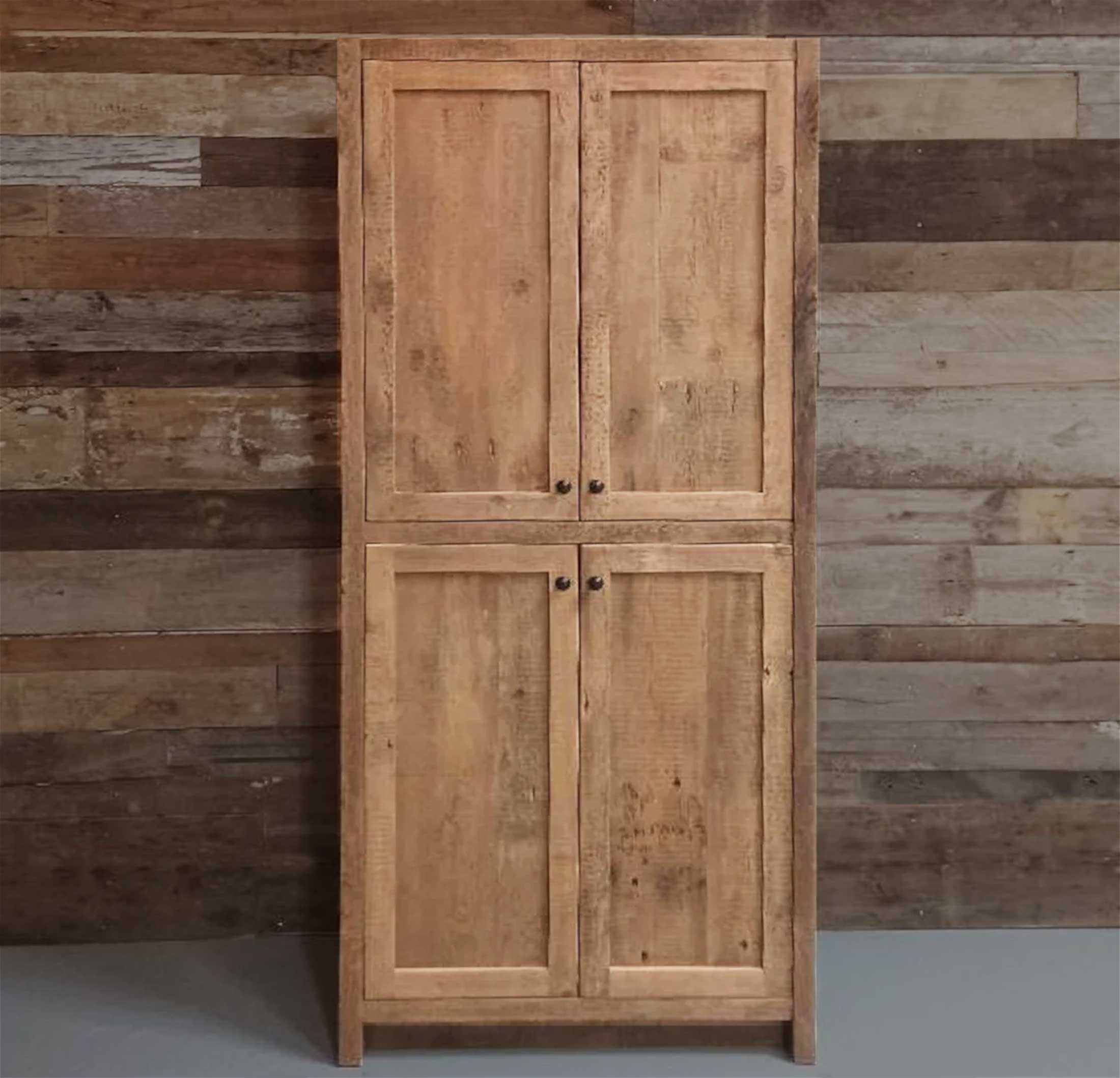 Barn Doors with Lower X Brace Made of Reclaimed Barn Wood - Whatman  Hardwoods